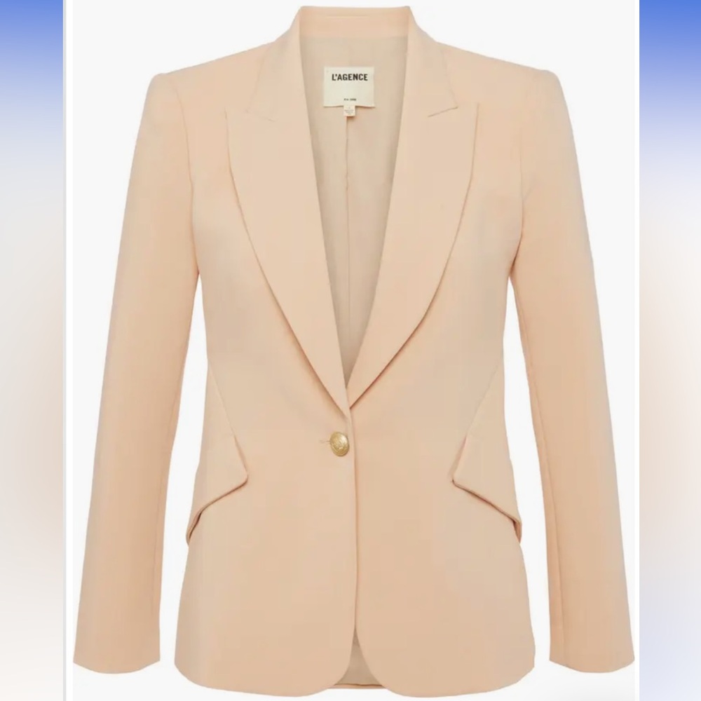 NWT L’Agence Chamberlain blazer in toasted almond - Picture 10 of 10
